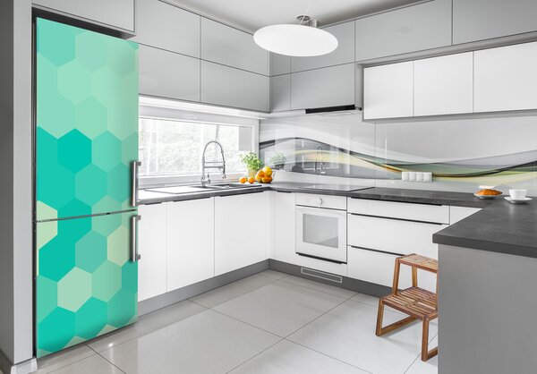 Nálepka tapeta na ledničku Gemetrické pozadí FridgeStick-70x190-f-79451289