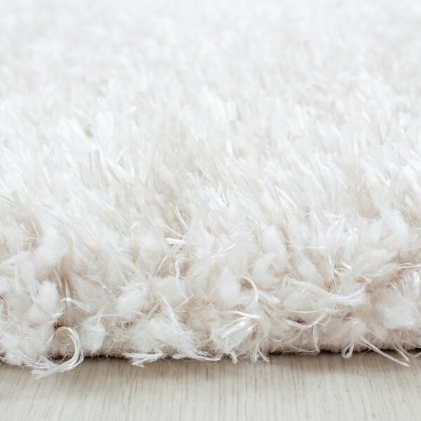 Ayyildiz Kusový koberec Brilliant Shaggy 4200 Natur kruh - 160x160 (průměr) kruh cm