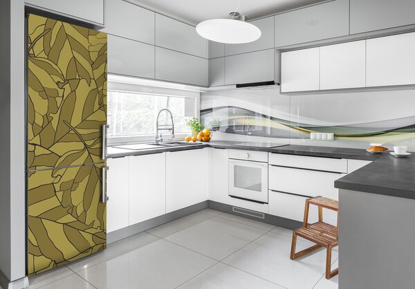 Nálepka fototapeta na ledničku Listí FridgeStick-70x190-f-79839110