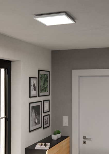Eglo 901474 -LED RGBW St. koupel. svítidlo ROVITO-Z 13,4W/230V 29x29cm IP44 bílá