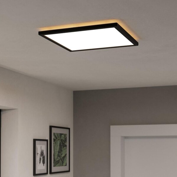 Eglo 901467-LED RGBW St. koupel. svítidlo ROVITO-Z 17,6W/230V 39x39cm IP44 černá