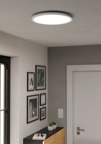 Eglo 901472 -LED RGBW St. koupel. svítidlo ROVITO 18,5W/230V pr.38,9cm IP44 bílá