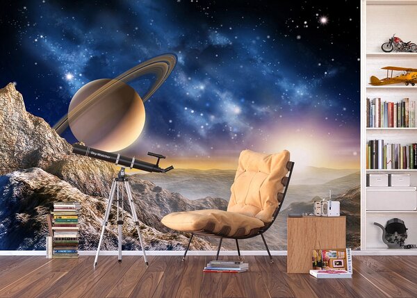 Fototapeta na míru Velkolepý Saturn | Vliesová fototapeta na zed' | DFTNXXL1126