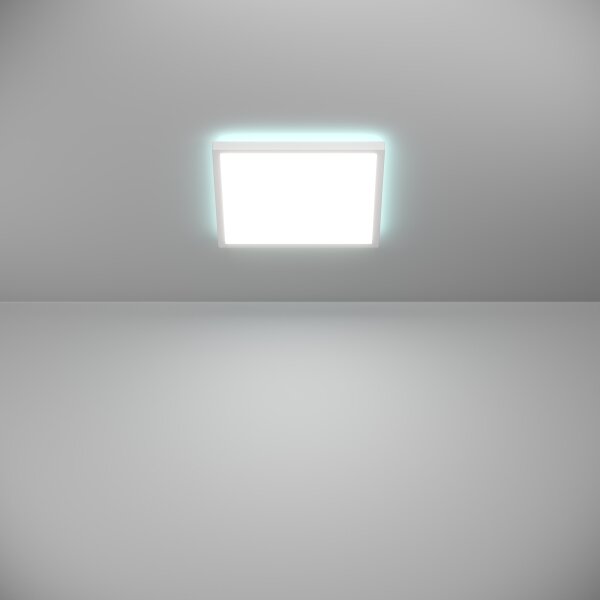 Eglo 901474 -LED RGBW St. koupel. svítidlo ROVITO-Z 13,4W/230V 29x29cm IP44 bílá