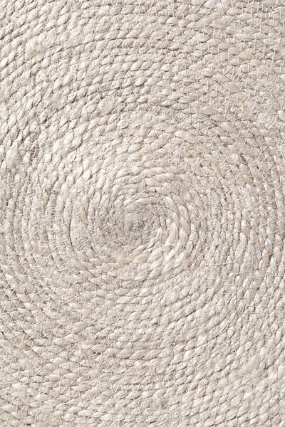 Hanse Home, Kusový koberec Jute Braided 106331 Natural Black kruh, 150x150 (průměr) kruh, černobílá, chodba / předsíň