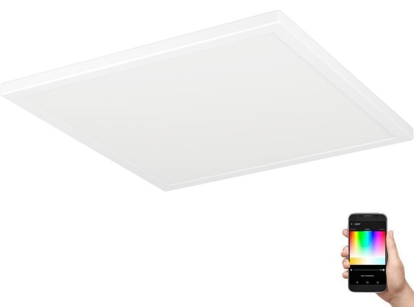 Eglo 901475 -LED RGBW St. koupel. svítidlo ROVITO-Z 17,6W/230V 39x39cm IP44 bílá