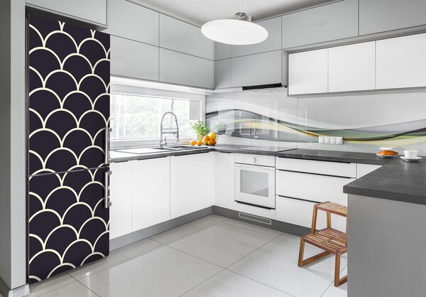 Nálepka fototapeta na ledničku Rybí šupiny FridgeStick-70x190-f-80541794