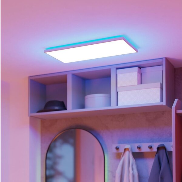 Eglo 901477 -LED RGBW St. koupel. svítidlo ROVITO-Z 17,2W/230V 30x57cm IP44 bílá