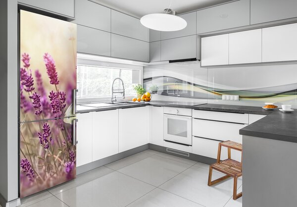Nálepka fototapeta Květiny levandule FridgeStick-70x190-f-81033568