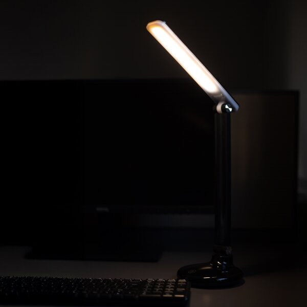 Zuma Line 1913-BK-LED Nabíjecí stolní lampa LED/6W/1200mAh 3000/4500/6000K černá
