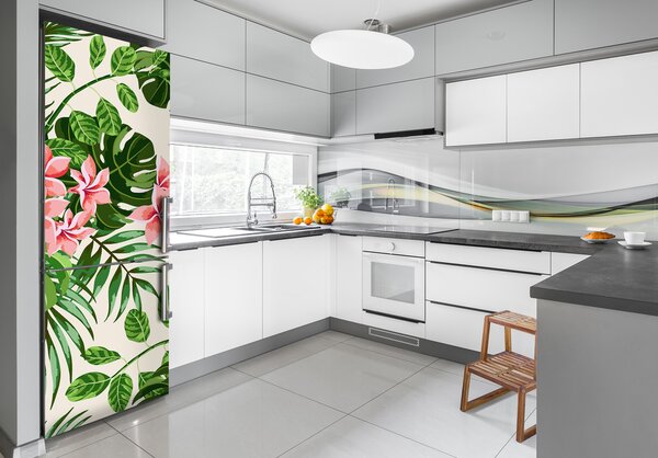 Fototapeta na ledničku Havajské květiny FridgeStick-70x190-f-80836231