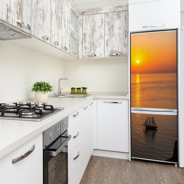 Nálepka na ledničku Západ slunce moře FridgeStick-70x190-f-81121847
