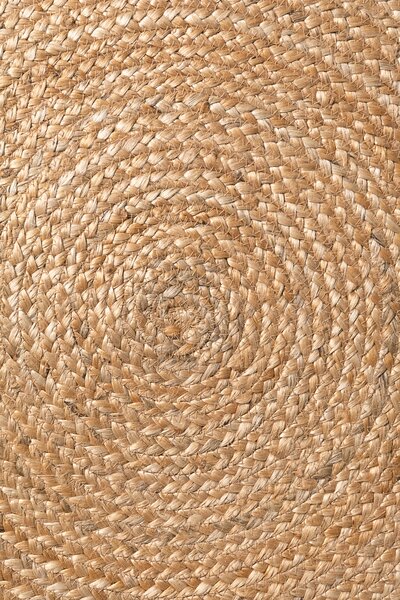 Hanse Home, Kusový koberec Jute Braided 106332 Natural Gold kruh, 150x150 (průměr) kruh, béžová, chodba / předsíň