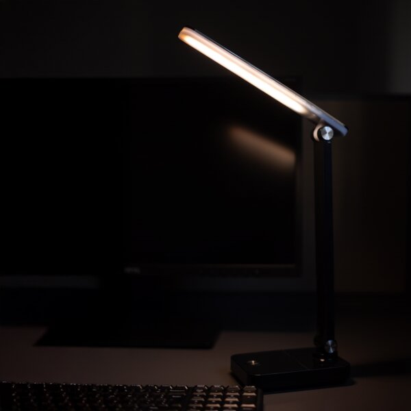 Zuma Line 1949-BK-LED Nabíjecí stolní lampa LED/8W/1200mAh 3000/4500/6000K černá