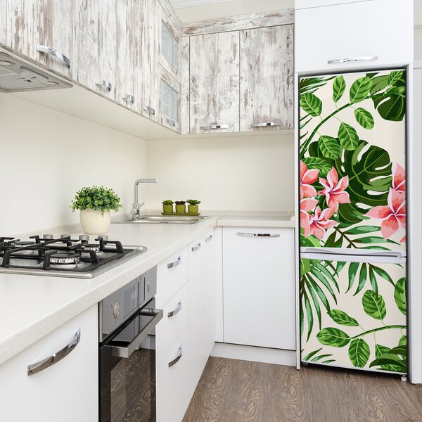 Fototapeta na ledničku Havajské květiny FridgeStick-70x190-f-80836231