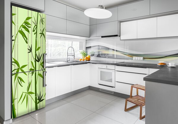 Nálepka fototapeta na ledničku Bambus FridgeStick-70x190-f-81290277