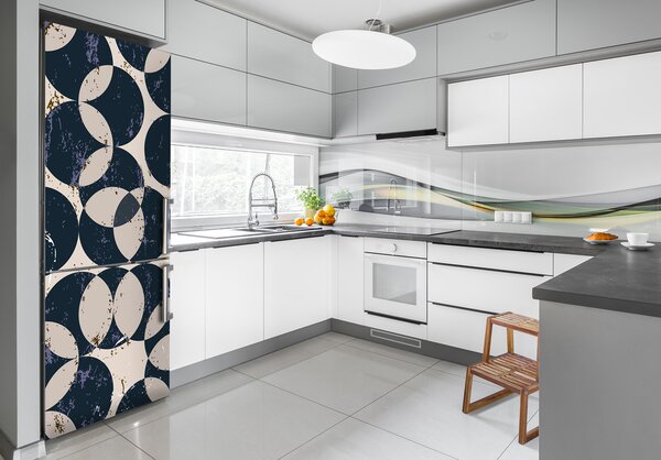 Nálepka tapeta na ledničku Gemetrické pozadí FridgeStick-70x190-f-81292205