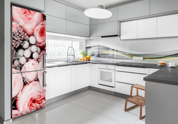 Nálepka fototapeta Kytice květin FridgeStick-70x190-f-81777553