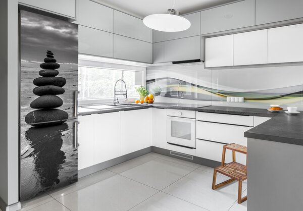 Nálepka na ledničku Kameny na pláži FridgeStick-70x190-f-82042722