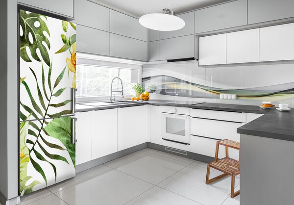 Nálepka fototapeta Tropické květiny FridgeStick-70x190-f-82524281