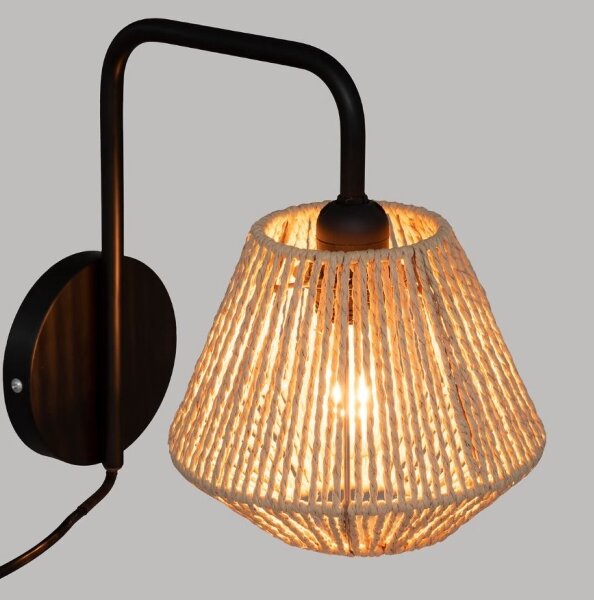 Atmosphera - Nástěnná lampa JILY 1xE27/40W/230V juta