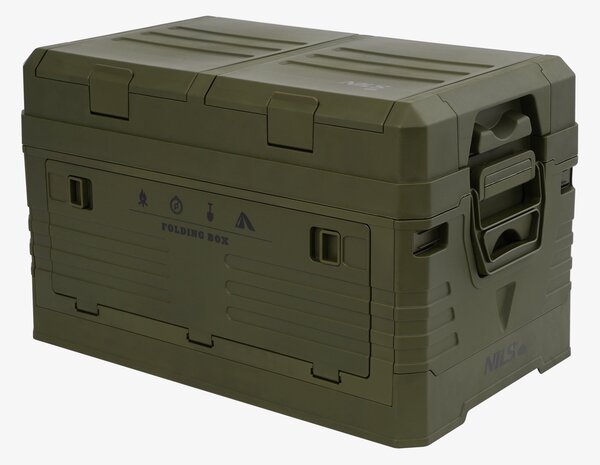 NCB4003 ZELENÝ SKLÁDACÍ BOX S VÍKEM 42L NILS CAMP