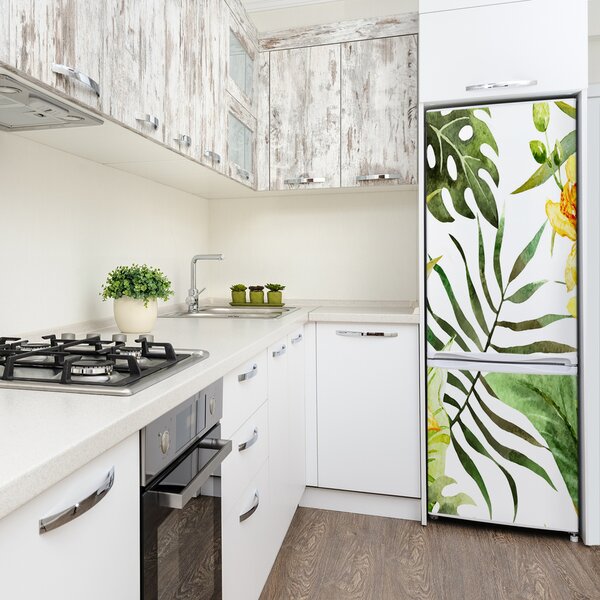 Nálepka fototapeta Tropické květiny FridgeStick-70x190-f-82524281