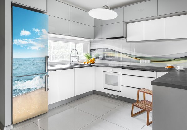 Nálepka tapeta na ledničku Pláž a moře FridgeStick-70x190-f-82558559