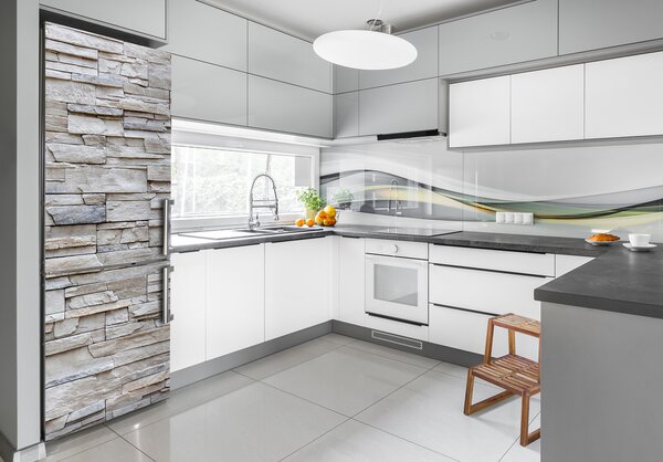 Nálepka tapeta na ledničku Kamení stěna FridgeStick-70x190-f-83342706