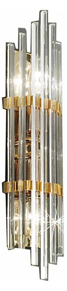 Kolarz 0342.62M.3 - Nástěnné svítidlo ONTARIO 2xE14/40W/230V 41 cm 24K zlato