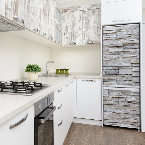 Nálepka tapeta na ledničku Kamení stěna FridgeStick-70x190-f-83342706