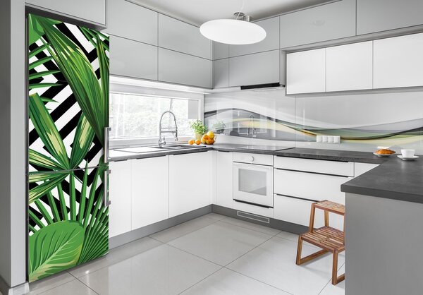 Fototapeta na ledničku Tropické listí FridgeStick-70x190-f-83346091