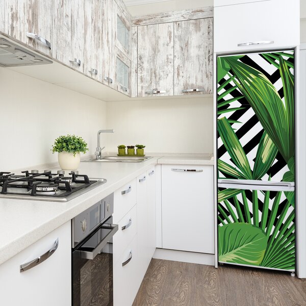 Fototapeta na ledničku Tropické listí FridgeStick-70x190-f-83346091
