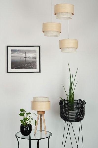 Brilagi - Stolní lampa ARIZONA BOHO 1xE27/15W/230V béžová
