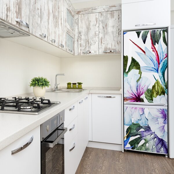 Fototapeta na ledničku Havajské květiny FridgeStick-70x190-f-83808650