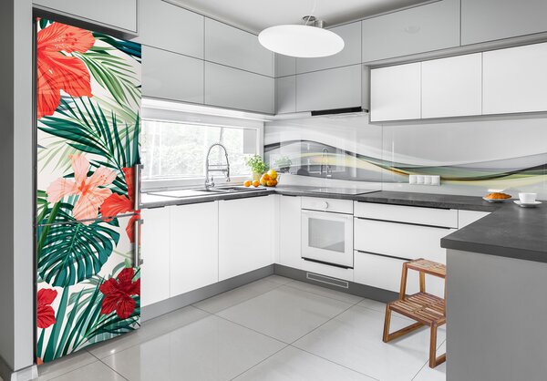 Fototapeta na ledničku Havajské květiny FridgeStick-70x190-f-83704413
