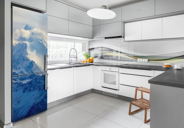 Nálepka tapeta na ledničku Vrcholek hory FridgeStick-70x190-f-83551401