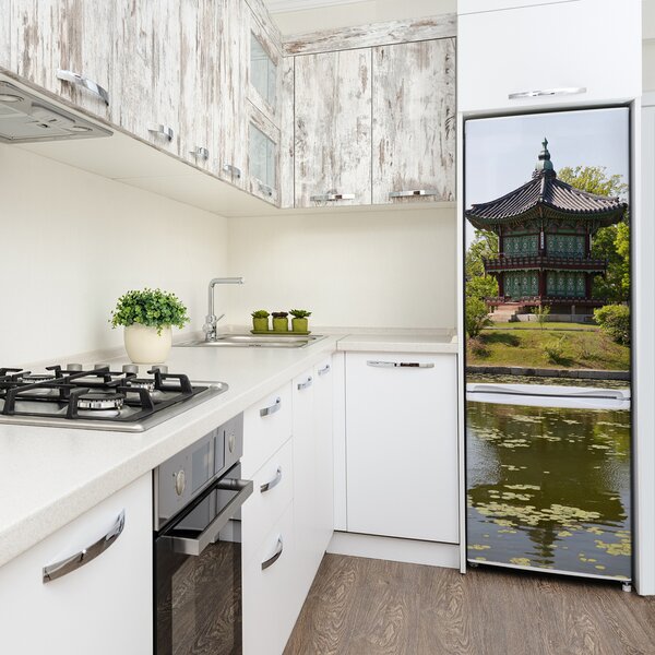 Nálepka tapeta na ledničku Japonská zahrada FridgeStick-70x190-f-83571521
