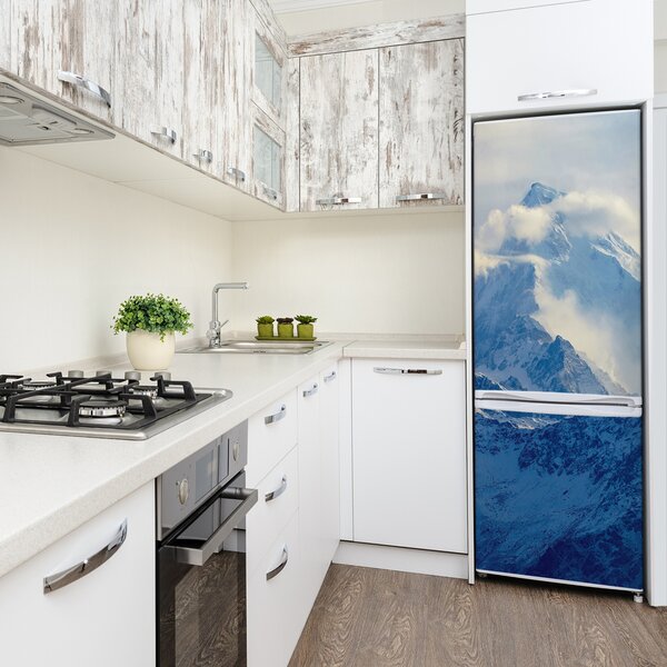Nálepka tapeta na ledničku Vrcholek hory FridgeStick-70x190-f-83551401