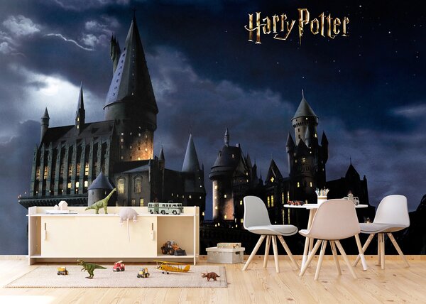 Dětská fototapeta na míru Harry Potter Bradavice | Vliesová fototapeta na zed' | DFT5P352183