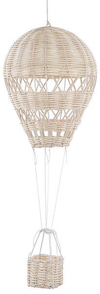 Závěsná ozdoba Balón BEMBA Ratan 60 cm Přírodní