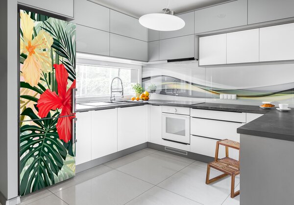 Fototapeta na ledničku Havajské květiny FridgeStick-70x190-f-84089036