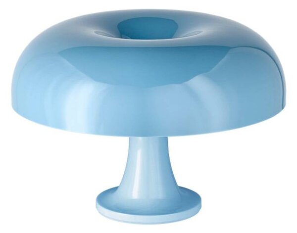 Artemide Stolní lampa Nessino, světle modrá, výška 22 cm, Obývací pokoj / jídelna, Design