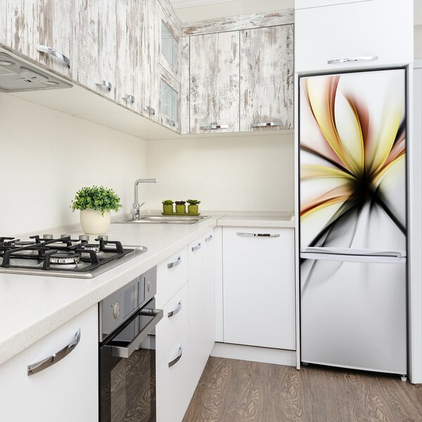 Nálepka fototapeta Abstraktní květ FridgeStick-70x190-f-84906965