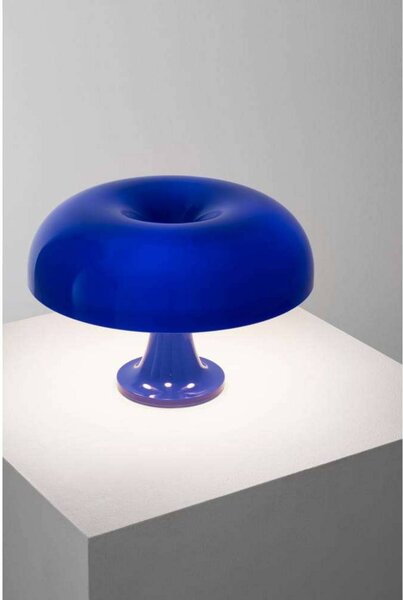 Artemide Stolní lampa Nessino, tmavě modrá, výška 22 cm, Obývací pokoj / jídelna, Design