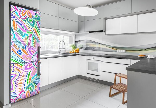 Fototapeta na ledničku Květinový vzor FridgeStick-70x190-f-84405532