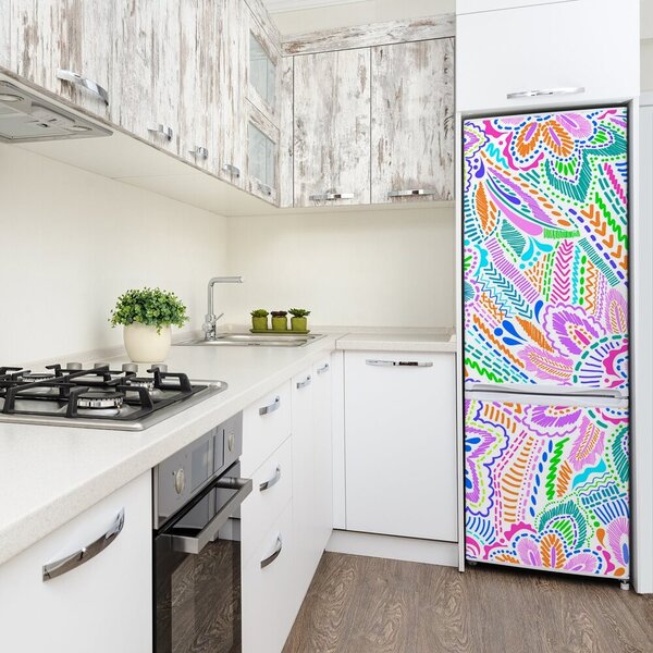 Fototapeta na ledničku Květinový vzor FridgeStick-70x190-f-84405532