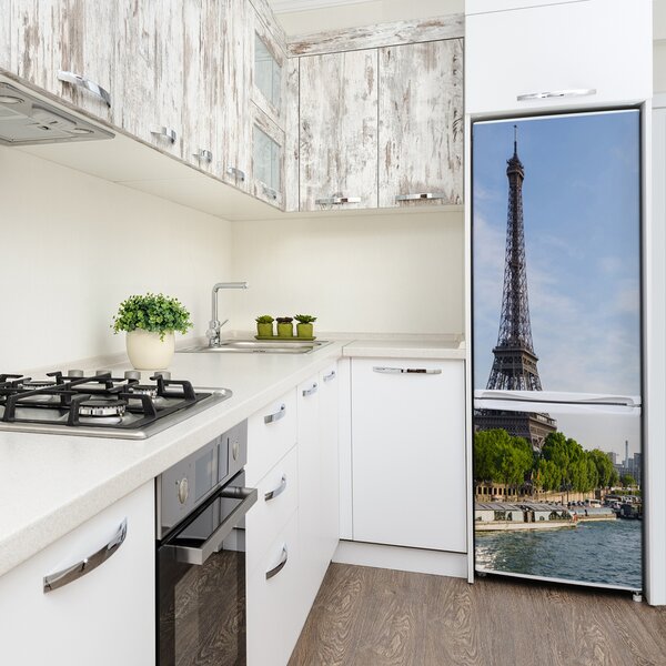 Samolepící nálepka na ledničku Eiffelova věž FridgeStick-70x190-f-85055031