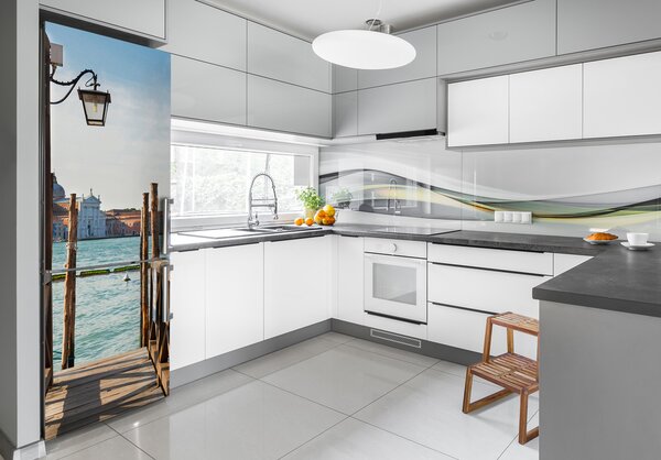Samolepící nálepka na ledničku Benátky Itálie FridgeStick-70x190-f-84996528