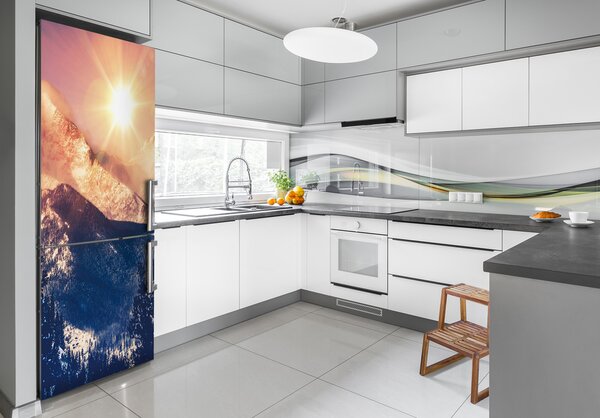 Nálepka na ledničku Slunce nad horami FridgeStick-70x190-f-85133276